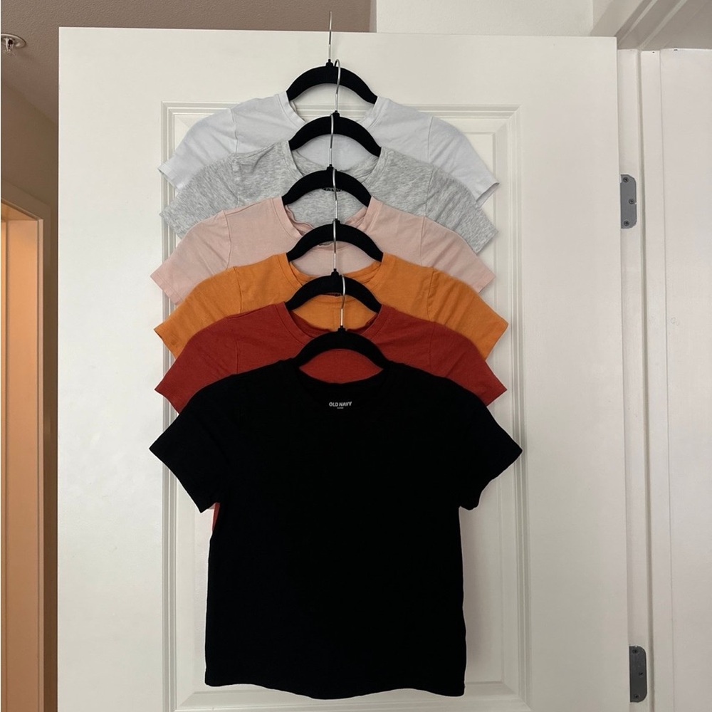 Basic T-Shirt Bundle of 6 (XS Baby Tees)